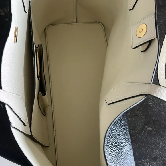 Tory Burch Black and White Tote Bag - Picture 7 of 14